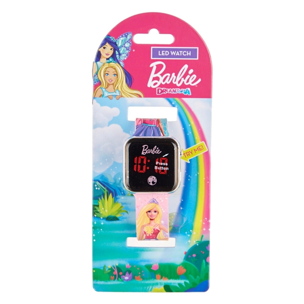 NEW Accutime Barbie Dreamtopia Sparkles LED Kids Digital Wrist Watch